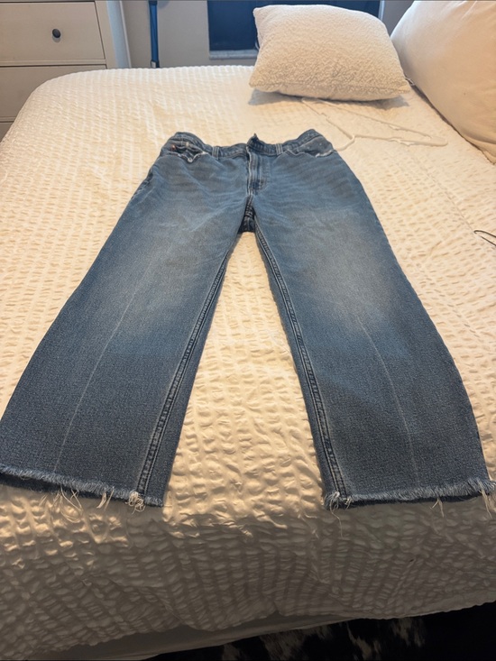 Abercrombie & Fitch Denim - Abercrombie and fitch Casual Wide-Leg Blue Women's Jeans distressed
